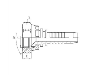 美制內(nèi)螺紋74°內(nèi)錐面密封